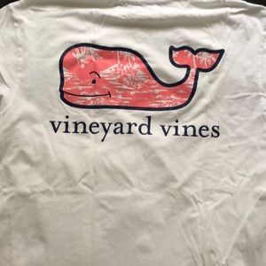 Men’s Medium White SS Vineyard Vines Pocket Tee